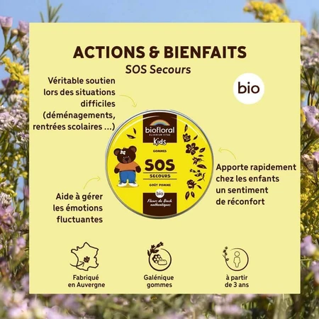 Biofloral Детская жевательная резинка SOS Bio 45 г: цены и характеристики