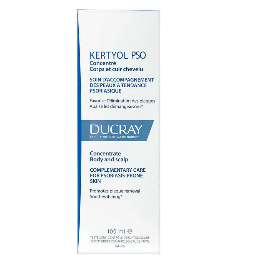 Ducray Kertyol P.S.O Концентрат для тіла та шкіри голови для псоріатичної шкіри 100 мл: ціни та характеристики