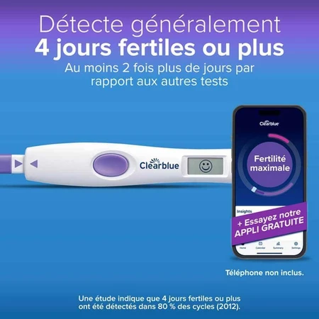 Цифровой тест на овуляцию Clearblue Advanced 10 тестов: цены и характеристики