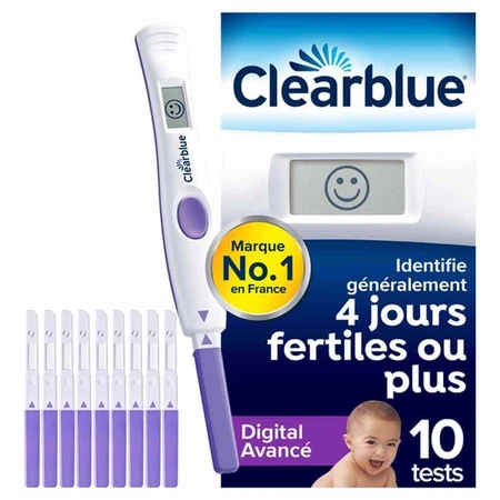 Цифровой тест на овуляцию Clearblue Advanced 10 тестов: цены и характеристики