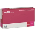 EasyCare Nitrile, рукавички нітрилові, нестерильні, без пудри, малинового кольору, розмір S, 100 штук: ціни та характеристики