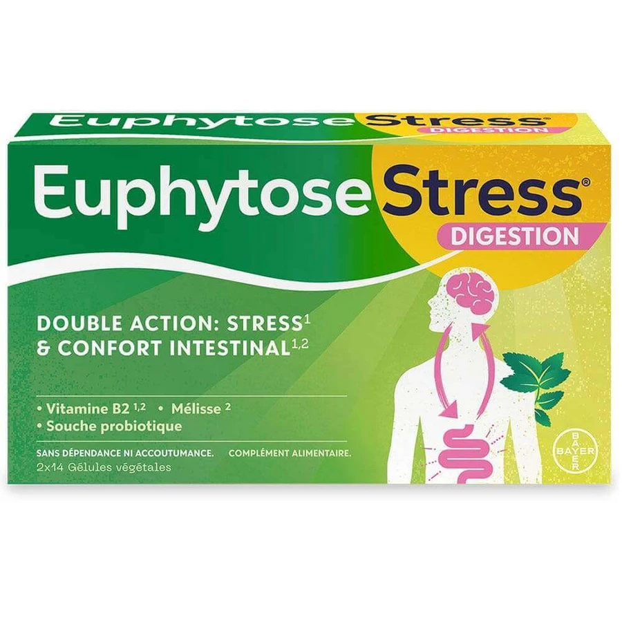Bayer Euphytose Intestinal Comfort 2х14 вегетаріанські капсули: ціни та характеристики
