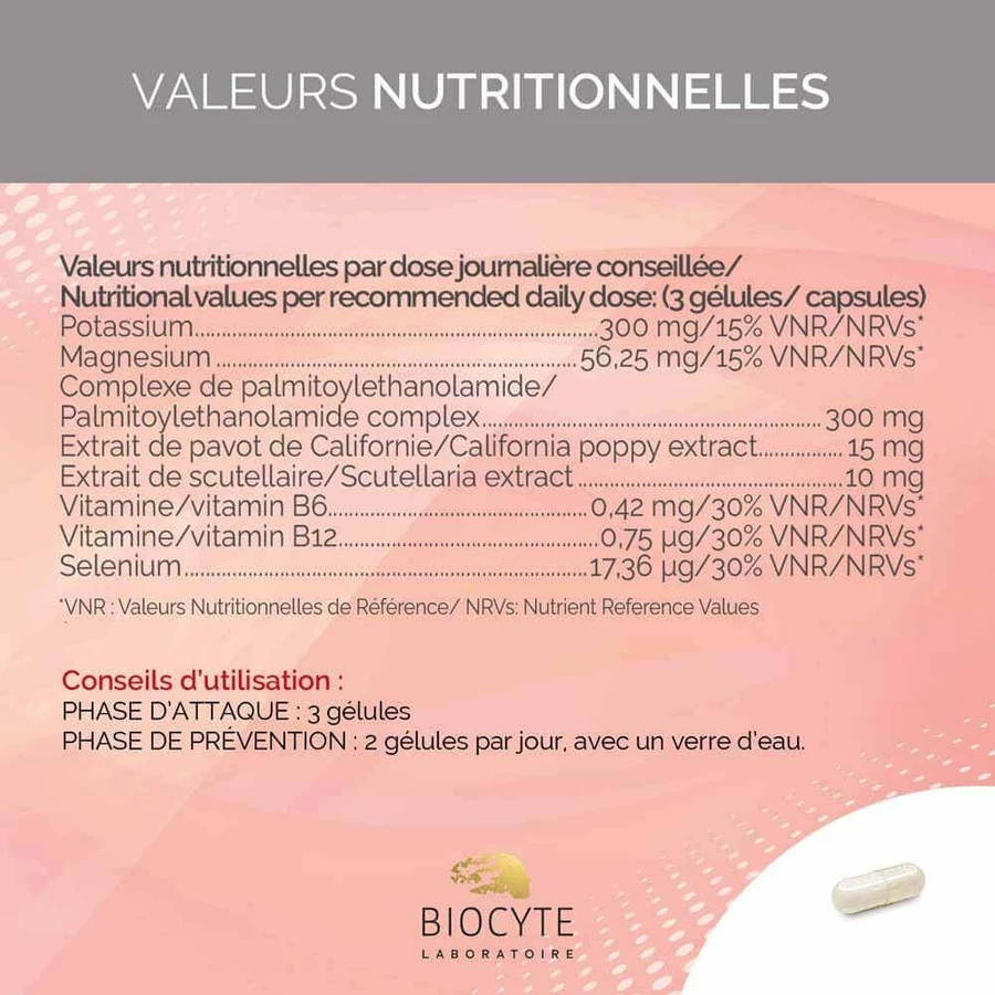 Biocyte Health Мышечная релаксация x45 капсул: цены и характеристики