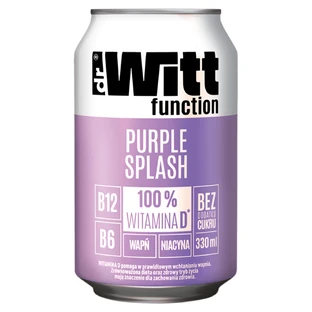 DrWitt Function Purple Splash, газированный напиток, груша и лаванда, 330 мл