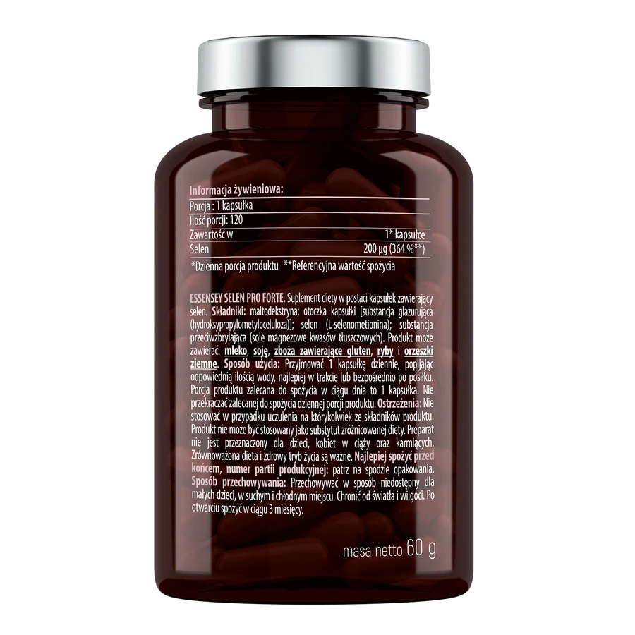 Essensey Selenium Pro Forte, 120 капсул: цены и характеристики