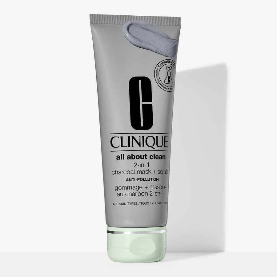 Clinique All About Clean Скраб і вугільна маска 2 в 1 121 г: ціни та характеристики
