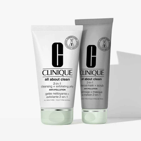 Clinique All About Clean Скраб і вугільна маска 2 в 1 121 г: ціни та характеристики