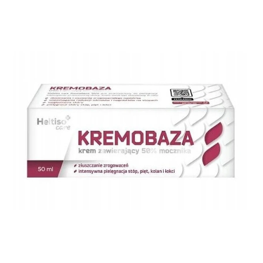 Heltiso Care Kremobase, крем з сечовиною 50%, 50 мл: ціни та характеристики