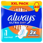Always Ultra Day, prosoape igienice cu aripi, normale, 40 buc: цены и характеристики
