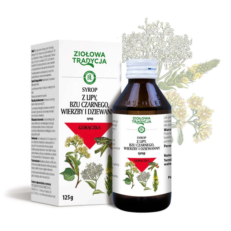 Традиционные растения Сироп де тей, сок, сальси și mullein, 125 г: цены и характеристики