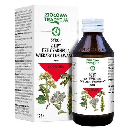 Традиционные растения Сироп де тей, сок, сальси și mullein, 125 г: цены и характеристики