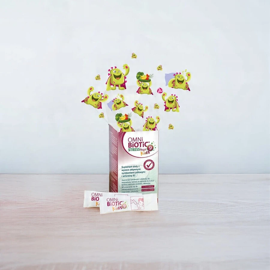 OmniBiotic Stress Repair 9 Kids, від 3 років, 28 пакетиків: ціни та характеристики