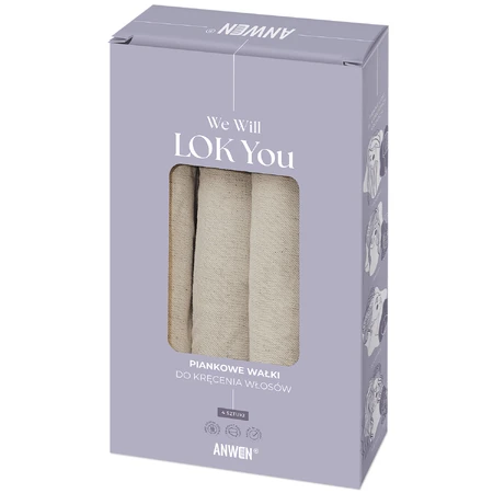 Anwen We Will LOK You, поролонові бігуді, 4 штуки: ціни та характеристики