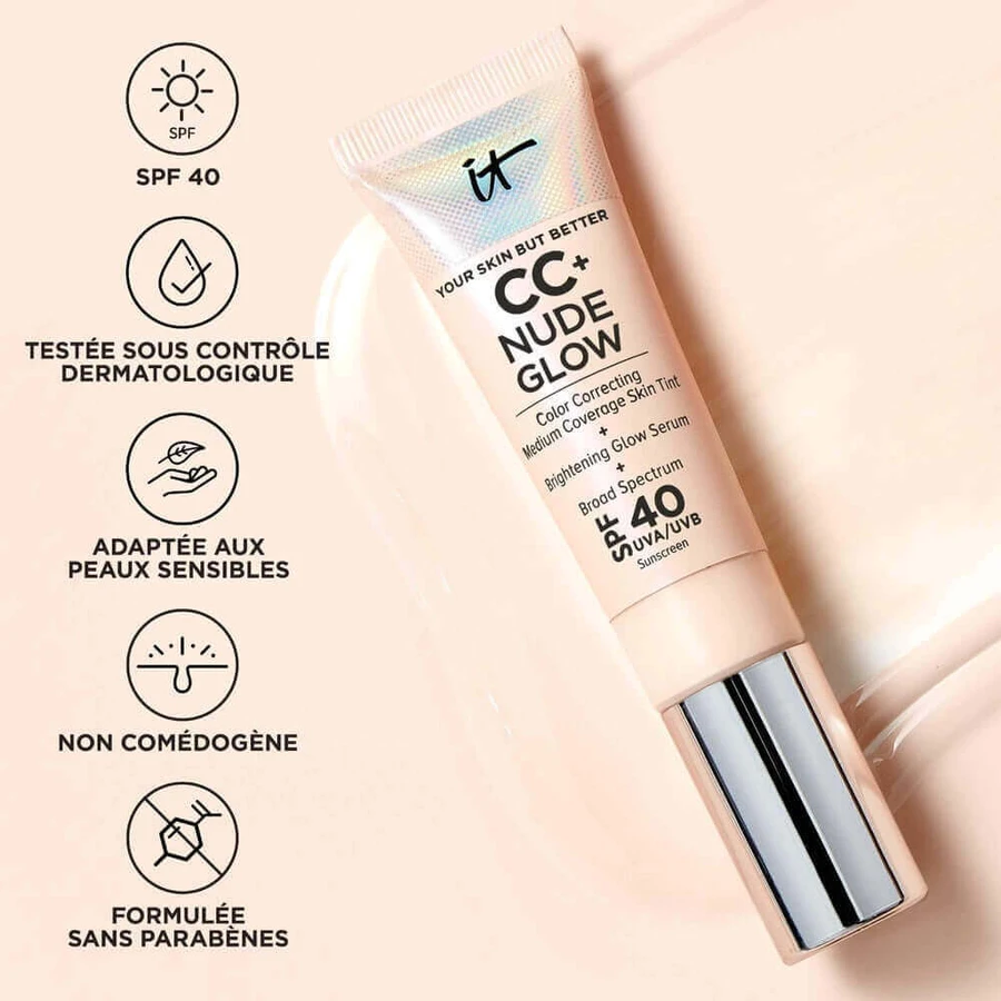 IT Cosmetics Your Skin But Better Крем CC+ Nude Glow SPF40 Pour tous les types de skin 32мл: ціни та характеристики