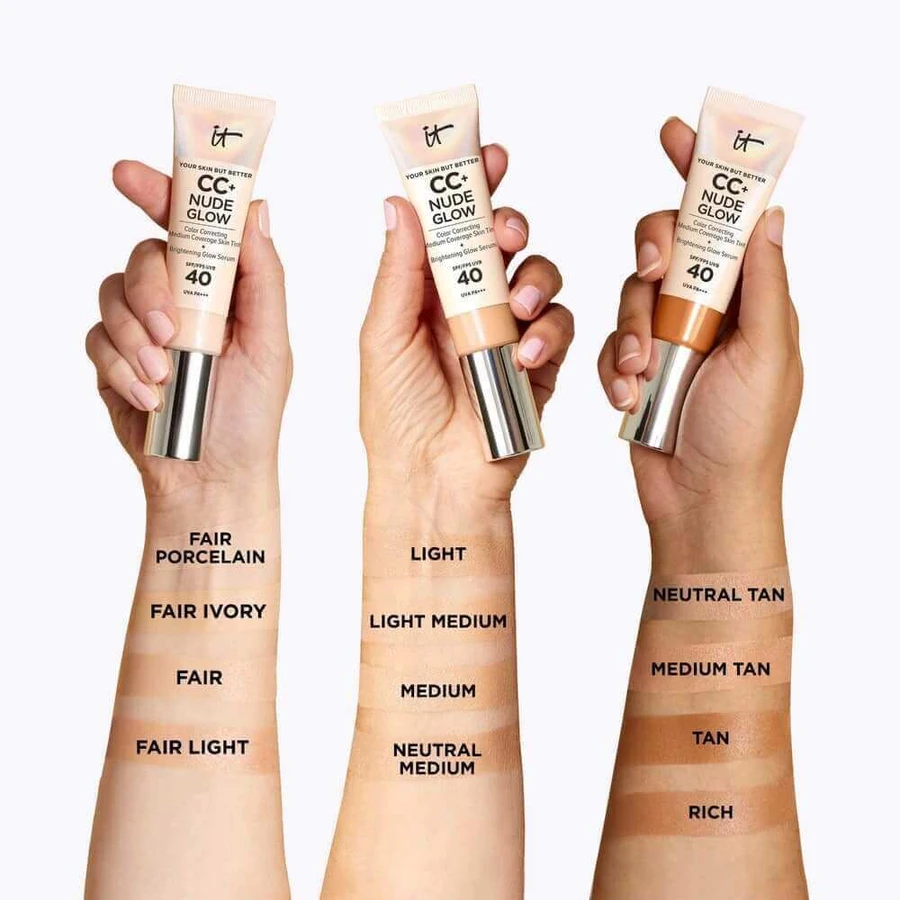 IT Cosmetics Your Skin But Better Крем CC+ Nude Glow SPF40 Pour tous les types de skin 32мл: ціни та характеристики