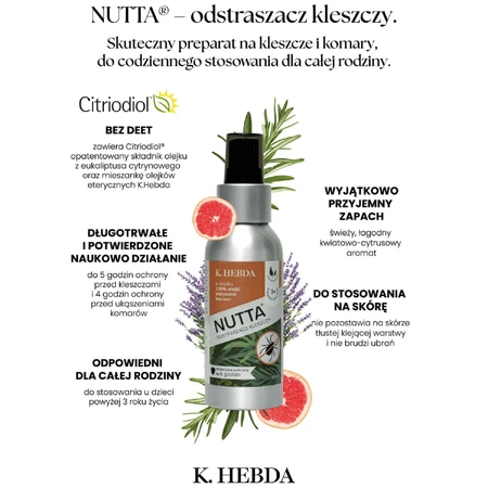 Hebda Nutta, засіб від кліщів, 200 мл: ціни та характеристики