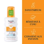 Eucerin Солнцезащитный спрей для детей Spf50+ Senstive Protect 200 мл: цены и характеристики