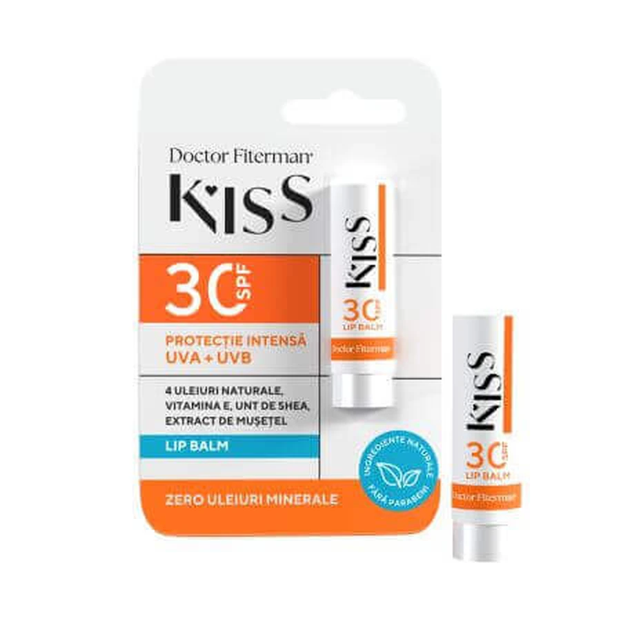 Бальзам для губ с SPF 30 Kiss, 4,5 г, Doctor Fiterman: цены и характеристики
