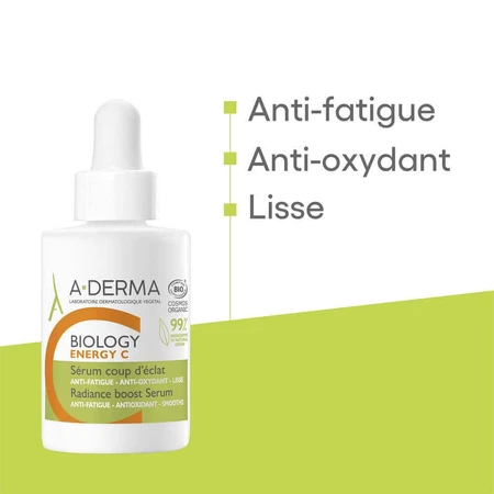 A-Derma Biology Coup D'Eclat Органическая сыворотка с энергией С 30 мл: цены и характеристики