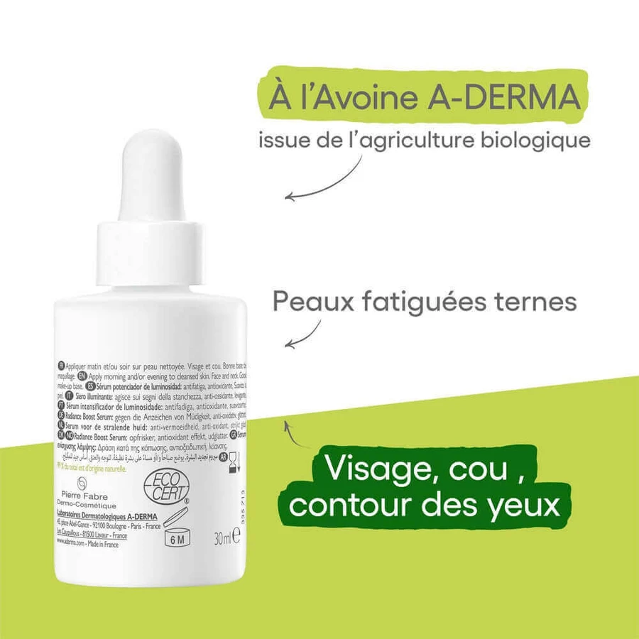 A-Derma Biology Coup D'Eclat Органическая сыворотка с энергией С 30 мл: цены и характеристики