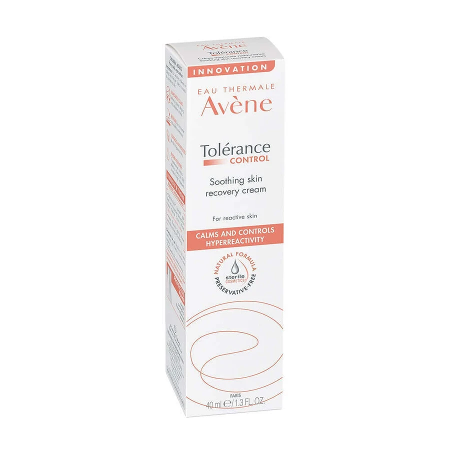 Avène Tolérance Control Заспокійливий балансуючий крем для реактивної шкіри 40 мл: ціни та характеристики