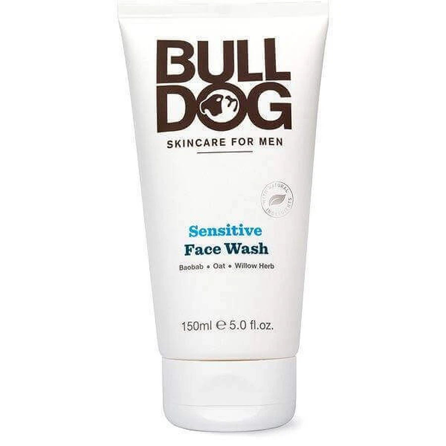 Bulldog Очищающий гель для мужчин для чувствительной кожи Чувствительное умывание лица 1×150 мл, очищающий гель: цены и характеристики