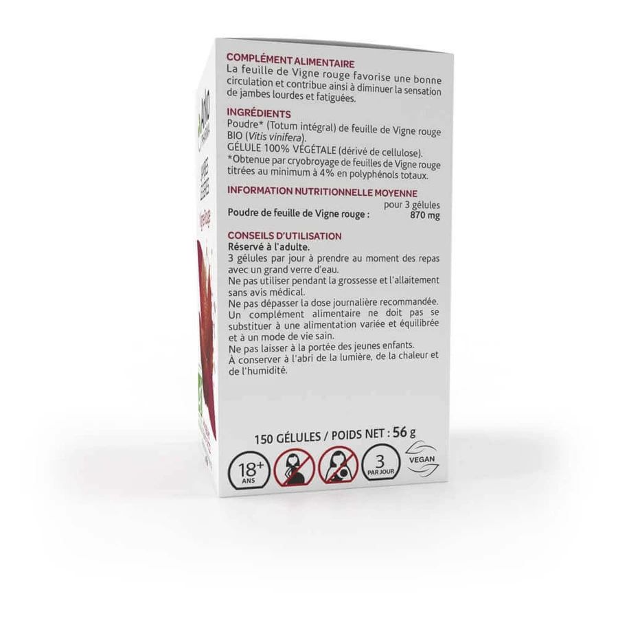 Arkopharma Arkocapsule Red Vine Bio Light Legs 150 капсул: цены и характеристики