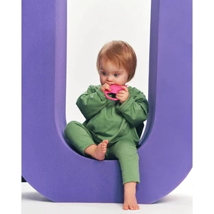 Luu Kids, сенсорний прорізувач, кішка Луїза, фіолетовий, після 4 місяців, 1 шт.