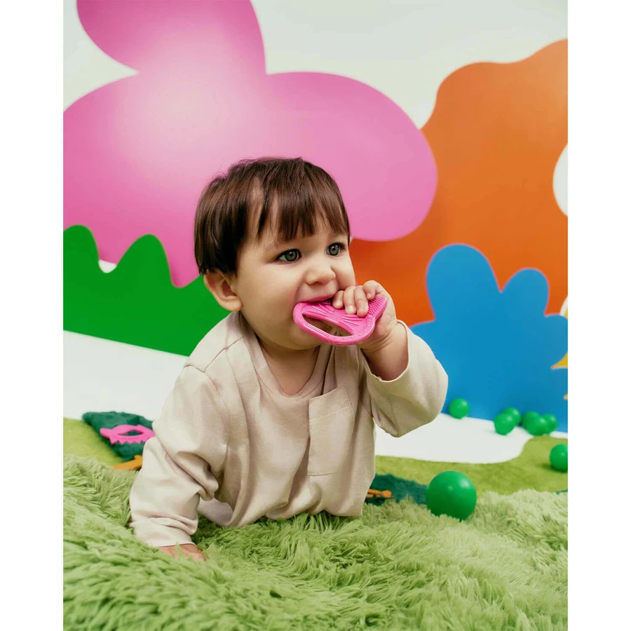 Luu Kids, сенсорний прорізувач, кішка Луїза, фіолетовий, після 4 місяців, 1 шт.: ціни та характеристики
