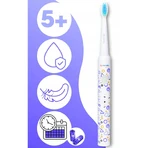 Meriden Smart Junior Violet, звукова зубна щітка для дітей, фіолетова, від 5 років, 1 штука + змінні насадки, 4 штуки: ціни та характеристики