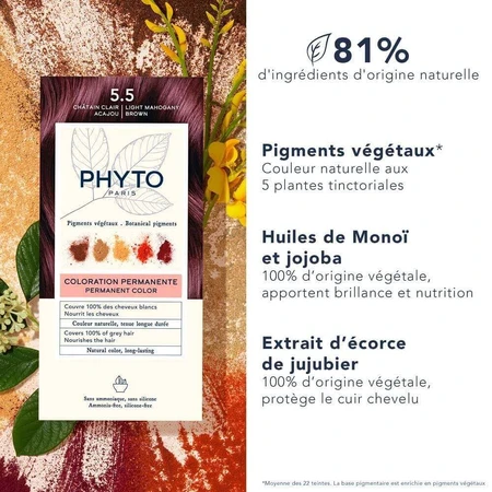 Перманентна фарба Phyto Phytocolor з рослинними пігментами: ціни та характеристики