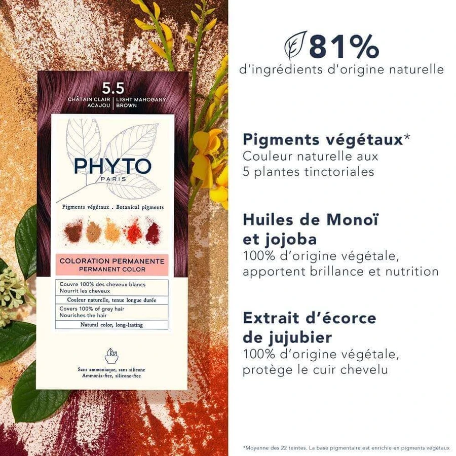 Перманентна фарба Phyto Phytocolor з рослинними пігментами: ціни та характеристики