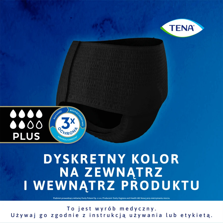 Tena Lady Pants Noir, впитывающие трусы, размер L, 95-130 см, Plus, 8 шт.: цены и характеристики