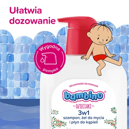 Bambino Kids, Гель для мытья тела и волос 2 в 1, сурикаты, от 1 года, 1 л: цены и характеристики