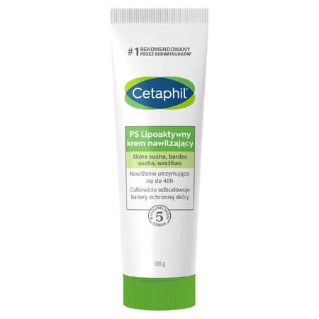 Cetaphil PS, cremă hidratantă lipoactivă, piele uscată, foarte uscată, sensibilă, 100 g + cremă hidratantă pentru față cu acid hyaluronic, cremă de noapte, 48 ml gratuit: цены и характеристики