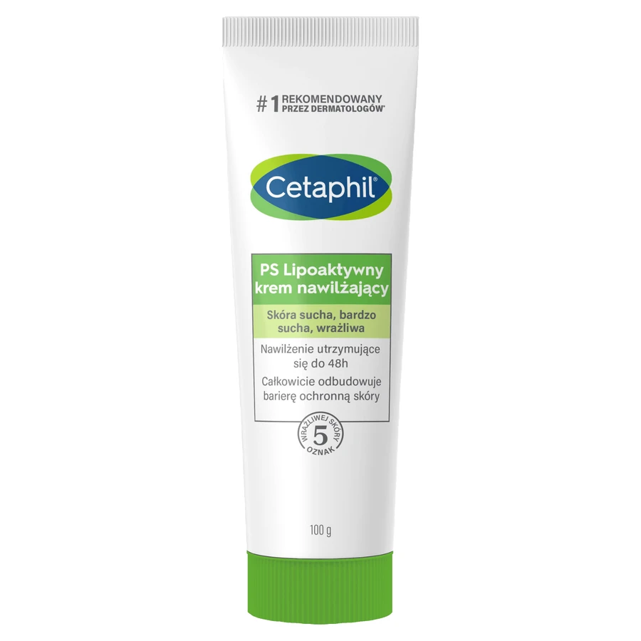 Cetaphil PS, cremă hidratantă lipoactivă, piele uscată, foarte uscată, sensibilă, 100 g + cremă hidratantă pentru față cu acid hyaluronic, cremă de noapte, 48 ml gratuit: цены и характеристики