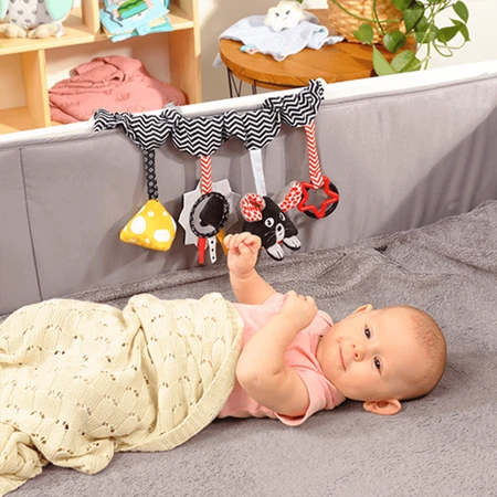 BabyOno, jucărie educativă, pandantiv pentru cărucior, Cheese&Skip: ціни та характеристики