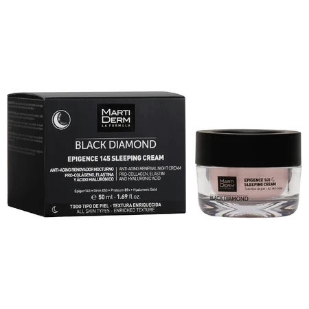 MartiDerm Black Diamond Epigence 145 Sleeping Cream, антивозрастной ночной крем для лица, 50 мл УМЕНЬШЕННАЯ УПАКОВКА: цены и характеристики