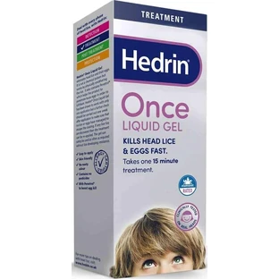Гель против вшей Treatment Hedrin Once Liquid Gel Head Lice, 100 мл