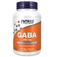 Now Foods GABA 750 мг, гамма-аминомасляная кислота, 100 веганских капсул
