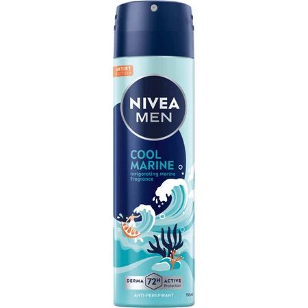 Nivea Men, антиперспірант-спрей, Cool Marine, 150 мл: ціни та характеристики