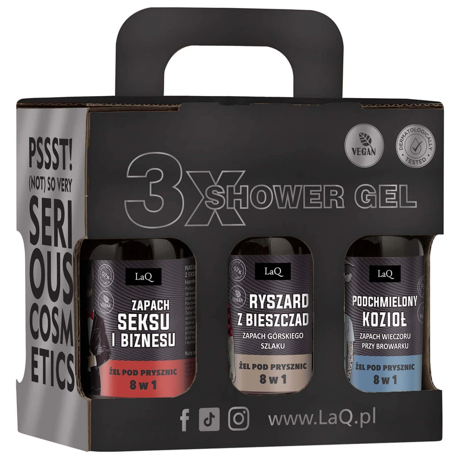 Набор для ухода за животными LaQ Black Mat Mini, гель + șampon, доберман, 2 x 100 мл, ричард, 2 x 100 мл, коза, 2 x 100 мл: цены и характеристики