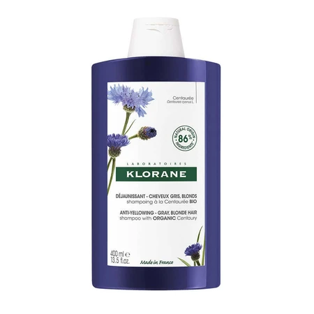 Klorane Centaurea Organic Шампунь проти жовтизни 400 мл: ціни та характеристики