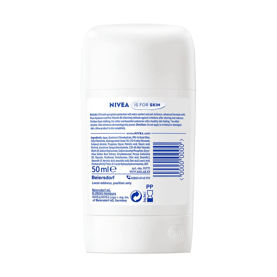 Nivea Derma Control Defend, антиперспирант, стик, 50 мл: цены и характеристики