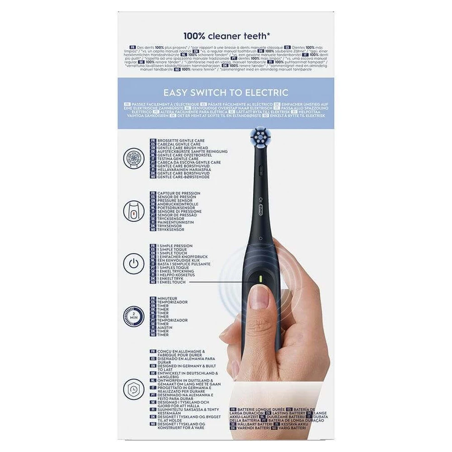 Акумуляторна електрична зубна щітка Oral-B iO Ocean Blue: ціни та характеристики