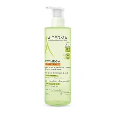 A-Derma Exomega Control Пом'якшувальний очищувальний гель для тіла та волосся 500 мл: ціни та характеристики