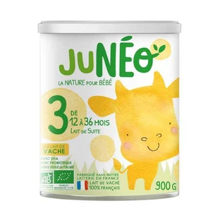 Juneo Follow-on milk 3 органическое коровье молоко с 10 до 36 месяцев 800г