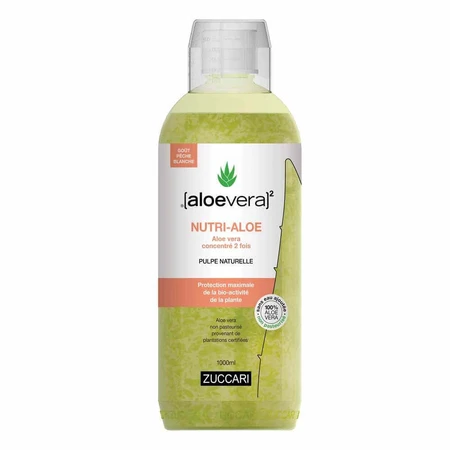 Naturancia [aloevera]2 Zuccari Nutri Чистий сік алое вера з персиковим смаком 1 л: ціни та характеристики