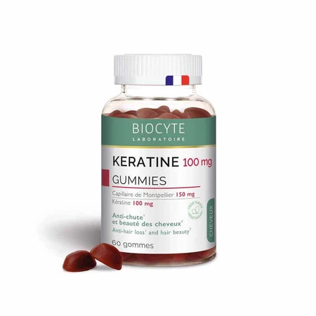 Biocyte Кератин для роста и красоты волос 60 жевательных резинок: цены и характеристики