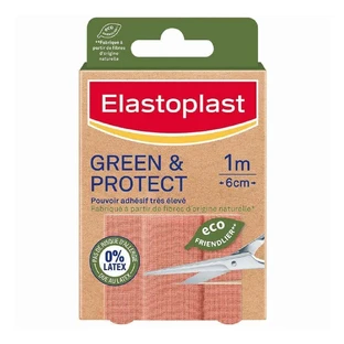 Латексні бинти Elastoplast Green & Protect 0% 10x6 см